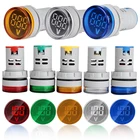 Цифровой вольтметр сделай сам, Круглый измеритель напряжения и переменного тока, со светодиодным индикатором