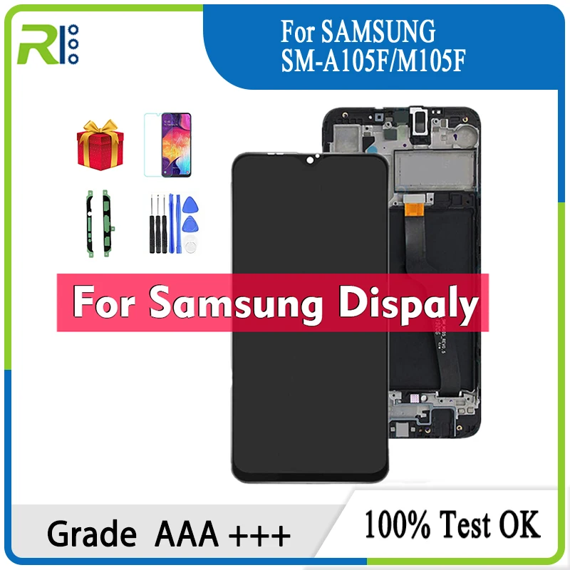 

6,22 дюймовый глобальная версия оригинального дисплея для SAMSUNG Galaxy A10 M10 A10S, сенсорный ЖК-экран, эргономичный телефон