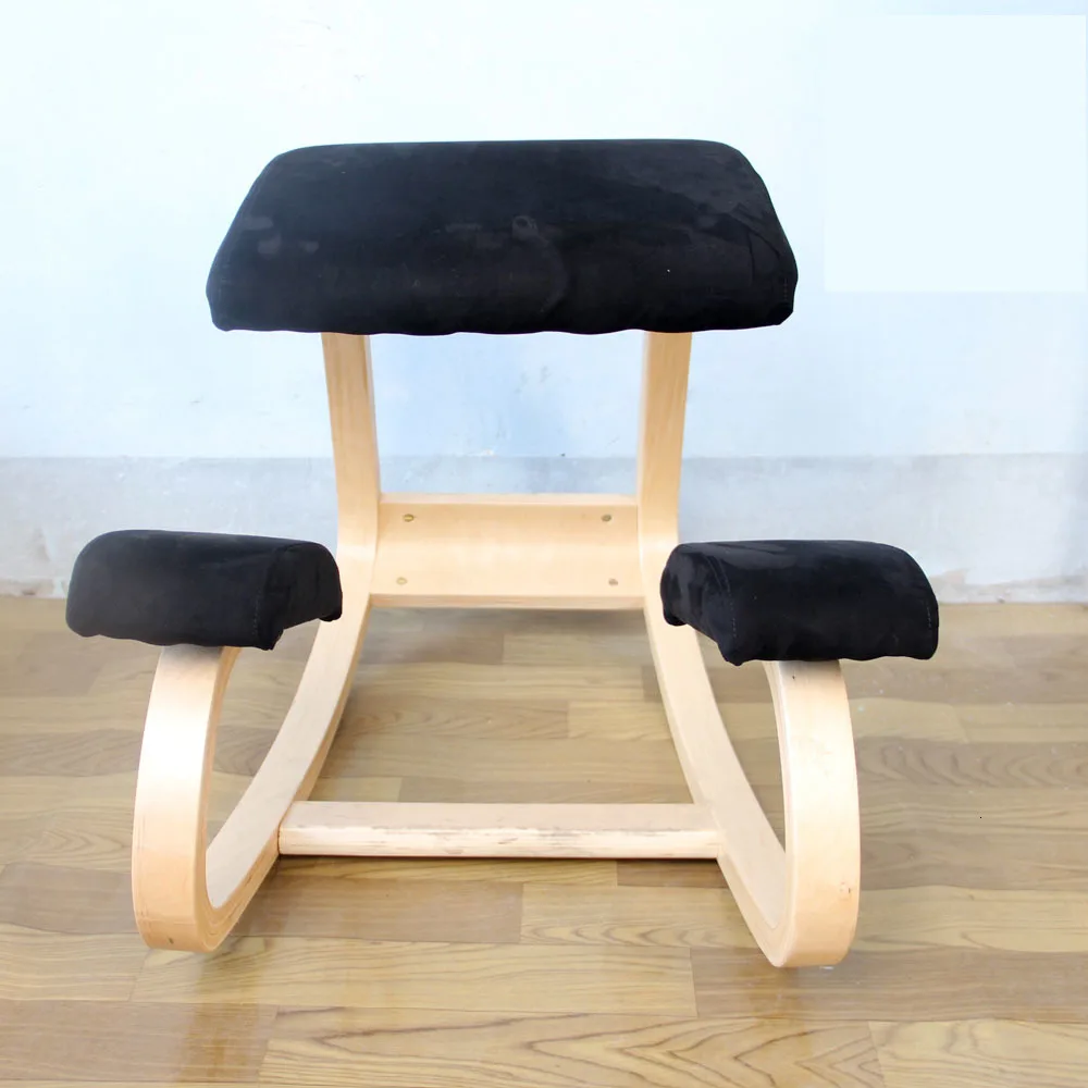 

Ergonomic Kneeling Chair Stool Furniture Rocking Wooden Computer Posture Design correct posture anti-myopia chair