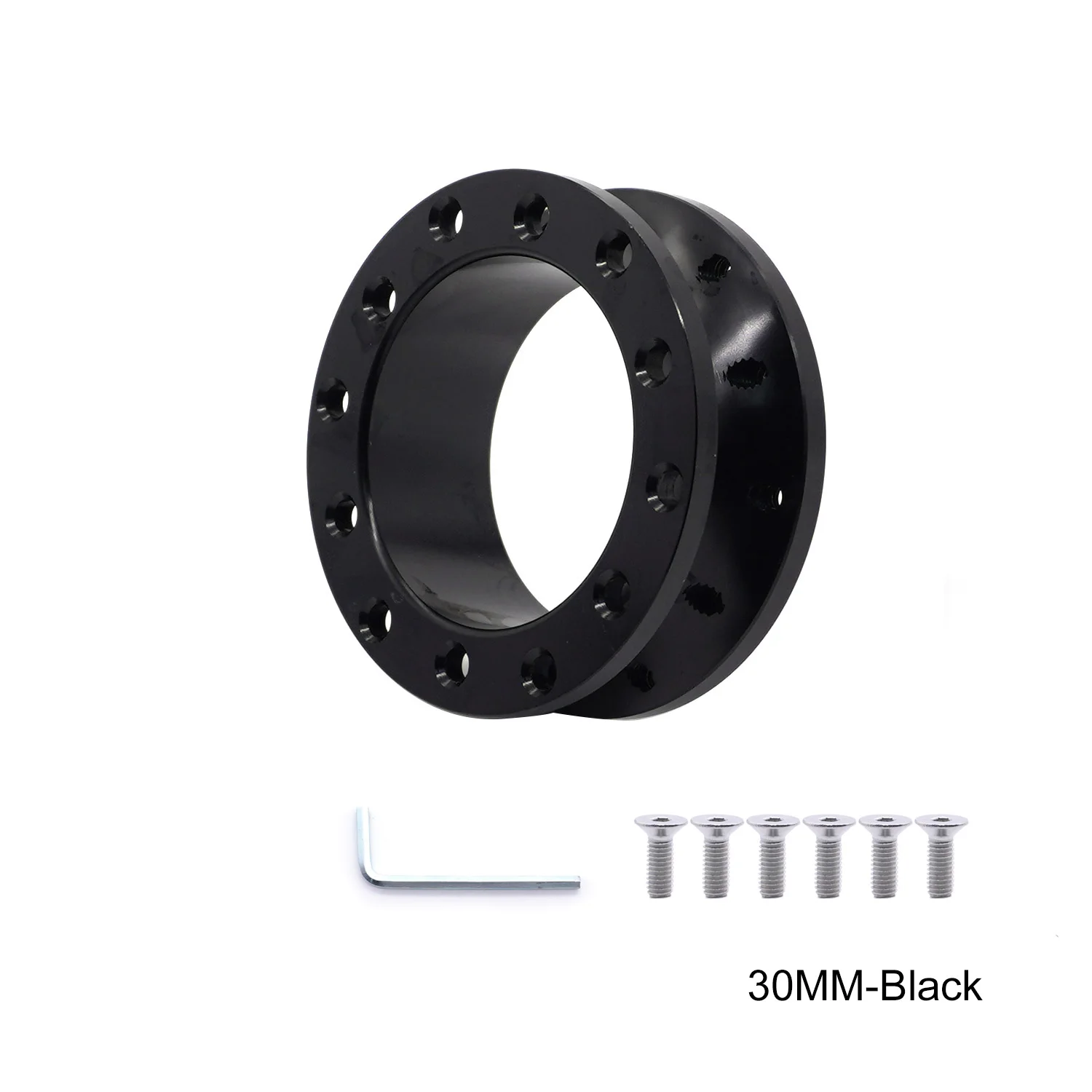 

Универсальный автомобильный тюнинг, спортивный адаптер для проставки рулевого колеса, 30 мм, 50 мм, алюминий с ЧПУ, подходит для комплекта ступицы гоночного автомобиля