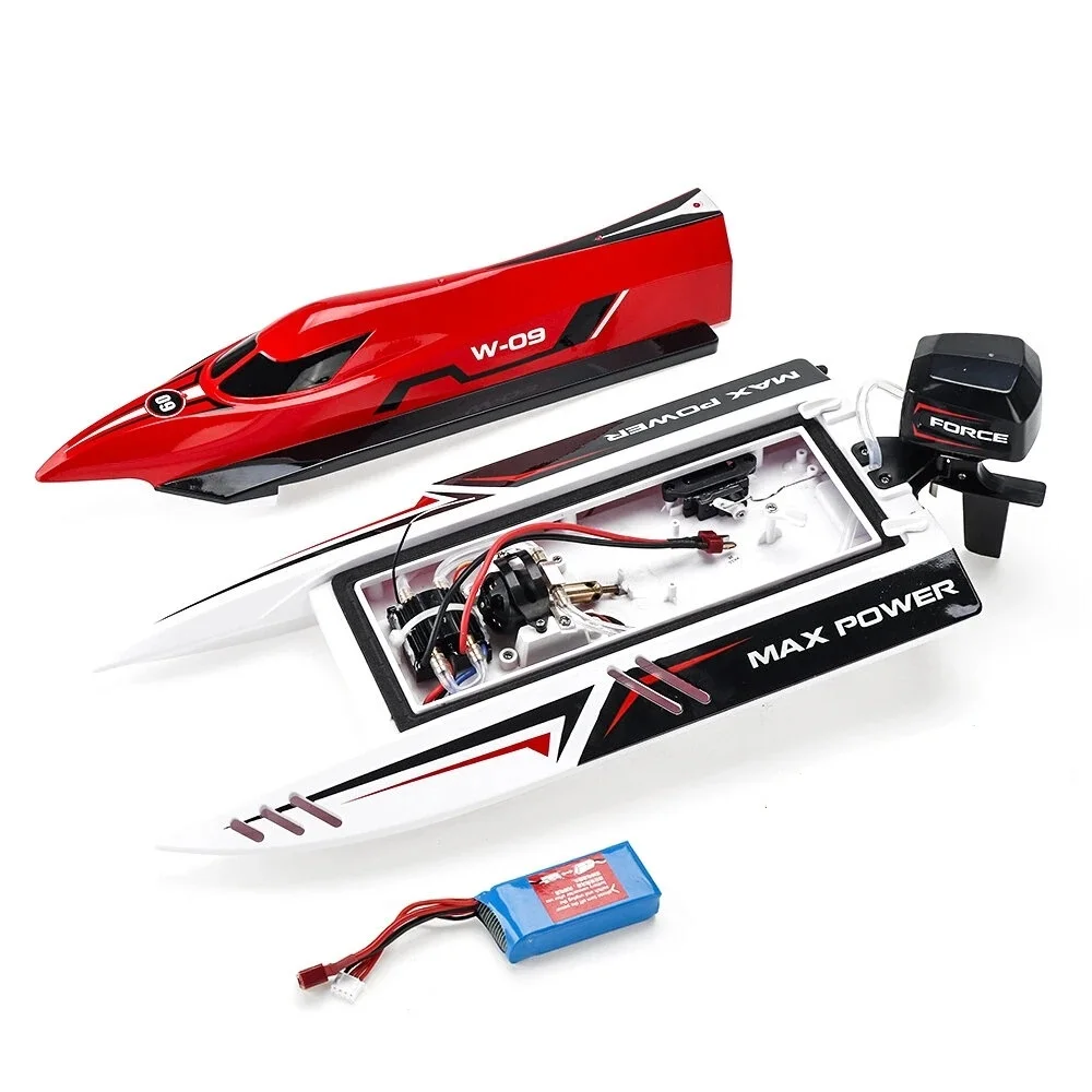 

Wltoy WL915 RC Boat 2.4Ghz anti-roll back function Brushless Remote Control Boat High Speed 45km/h Racing RTR Model Toys