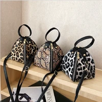 female crossbody bag new design leopard snake pattern portable triangle bag fashion pu zipper small bucket handbag %d1%81%d1%83%d0%bc%d0%ba%d0%b0 %d0%b6%d0%b5%d0%bd%d1%81%d0%ba%d0%b0%d1%8f