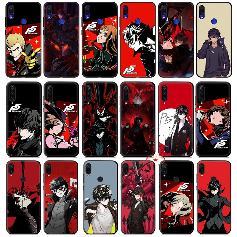 p5 P Persona 5 Soft Silicone Case for Xiaomi Redmi K20 S2 7A 6A 6 Pro Plus 5A GO 4A 4X |