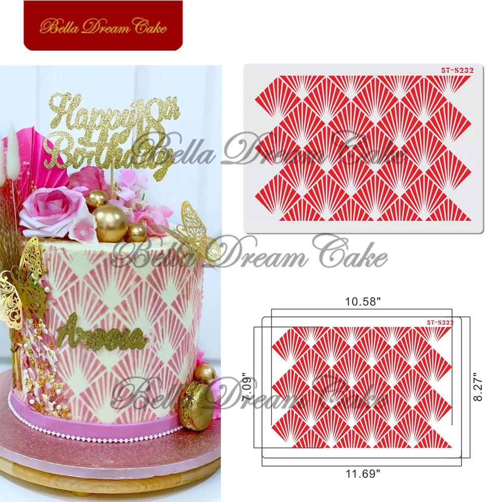 Пластиковые трафареты для скрапбукинга рисования тортов | Дом и сад