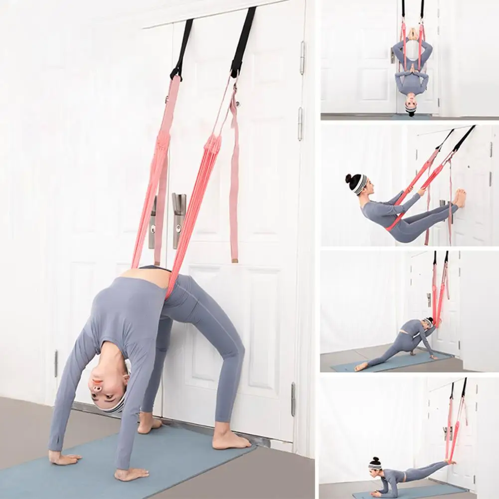

Adjustable Aerial Yoga Strap Hammock Swing Stretching Strap Anti-Gravity Inversion Yoga Hammock for Yoga Handstand Training