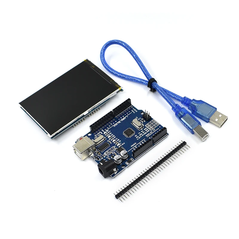 Фото ЖК-модуль 3,5 дюймовый TFT ЖК-экран 3,5 дюйма + UNO R3 REV3 MEGA328P плата для Arduino №3