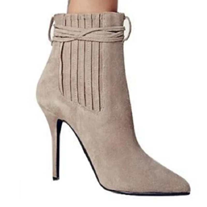 Оригинальные элегантные женские ботильоны стильные ботинки на тонком высоком