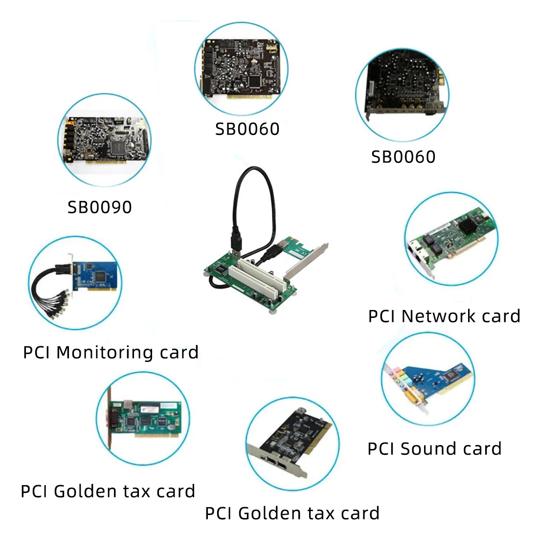 настольная pci express pci e для двух pci ада