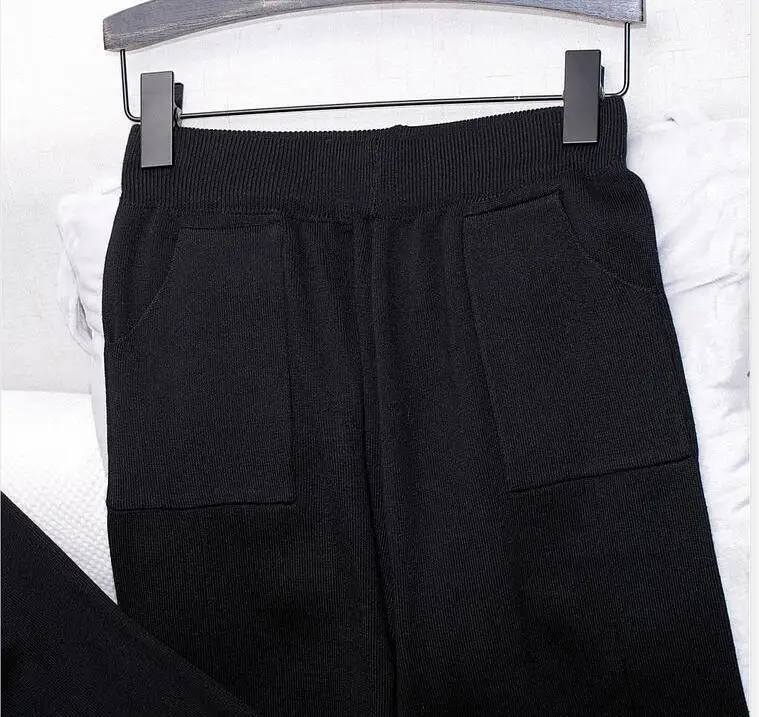 Женский Повседневный Спортивный костюм трикотажное пальто и длинные штаны