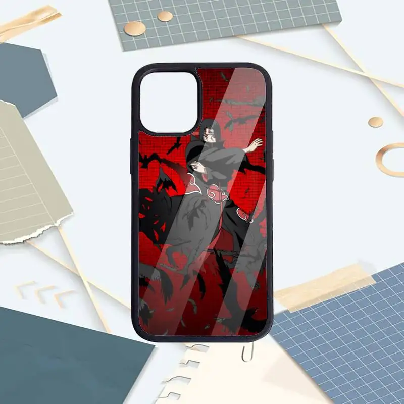 

Anime Naruto Itachi Phone Case PC for iPhone 11 12 pro XS MAX 8 7 6 6S Plus X 5S SE 2020 XR