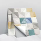 10 шт., самоклеящиеся 3d-наклейки из стекла