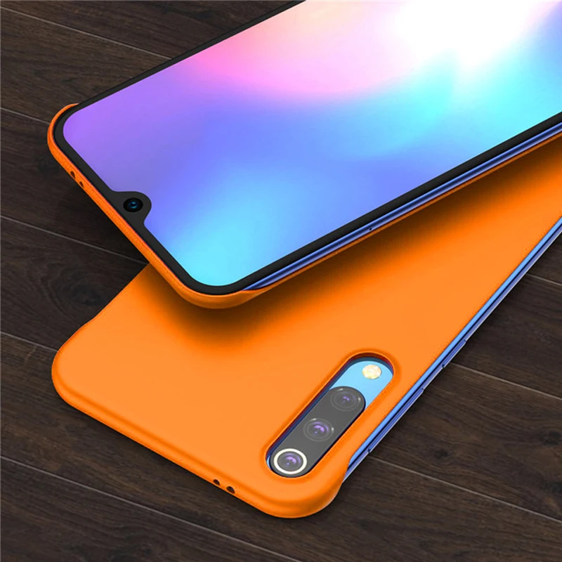 Тонкий Жесткий ПК Безрамное чехол для телефона спортивной камеры Xiao Mi Mi9 9 9T Pro Lite 10