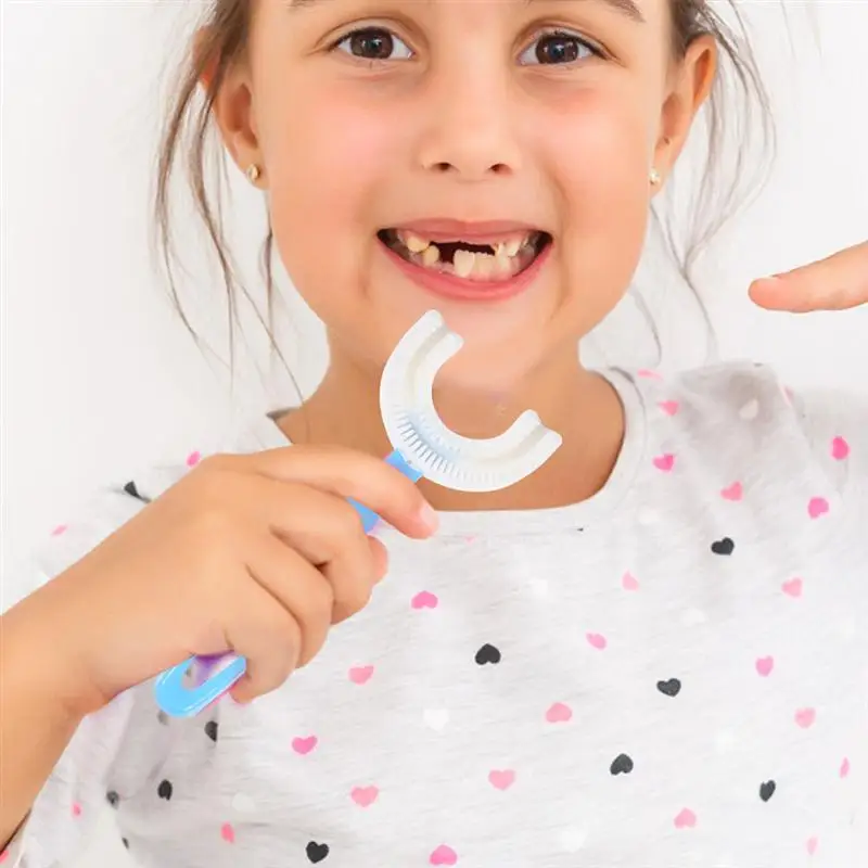 4 шт./комплект силиконовые U-образные зубные щётки | Бытовая техника