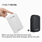 Бесплатная доставка, распродажа, оригинальный жесткий диск ACASIS 2,5 дюйма, 1 ТБ, 500 Гб, USB2.0 HDD, мобильный жесткий диск, внешний жесткий диск с переключателем питания