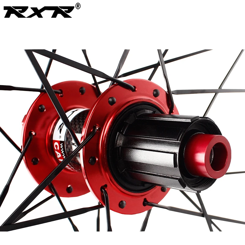 RXR горный велосипед внедорожный MTB Углеродные колеса 26 дюймов RC3 дисковый тормоз 5 подшипников 7-11speed через ось/QR колеса велосипеда