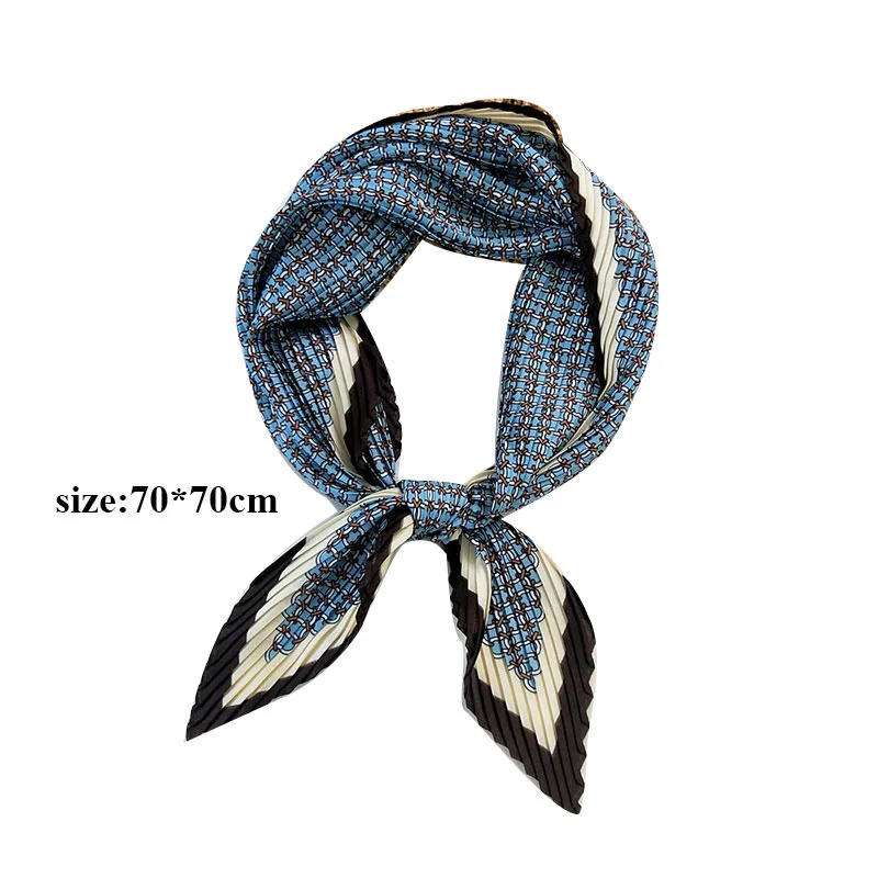 

Elegant French Style Headband Silk Scarf Four Seasons Colorful Printing Silk Scarf Outdoor Travel Sweet Small Long Ribbon