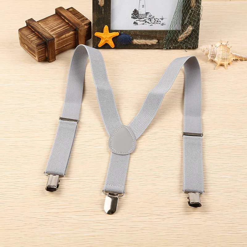 Linbaiway унисекс детский однотонный эластичный пояс для подтяжек эластичные
