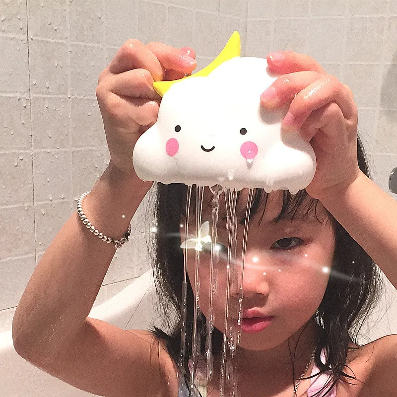 Детские игрушки для ванной инструмент распыления воды облако капля радуги