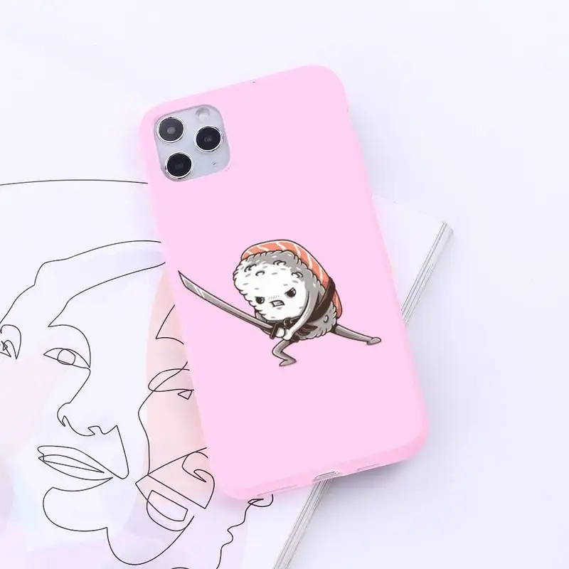 

Cartoon cute funny baby girl Phone Case Candy Color for iPhone 6 7 8 11 12 s mini pro X XS XR MAX Plus
