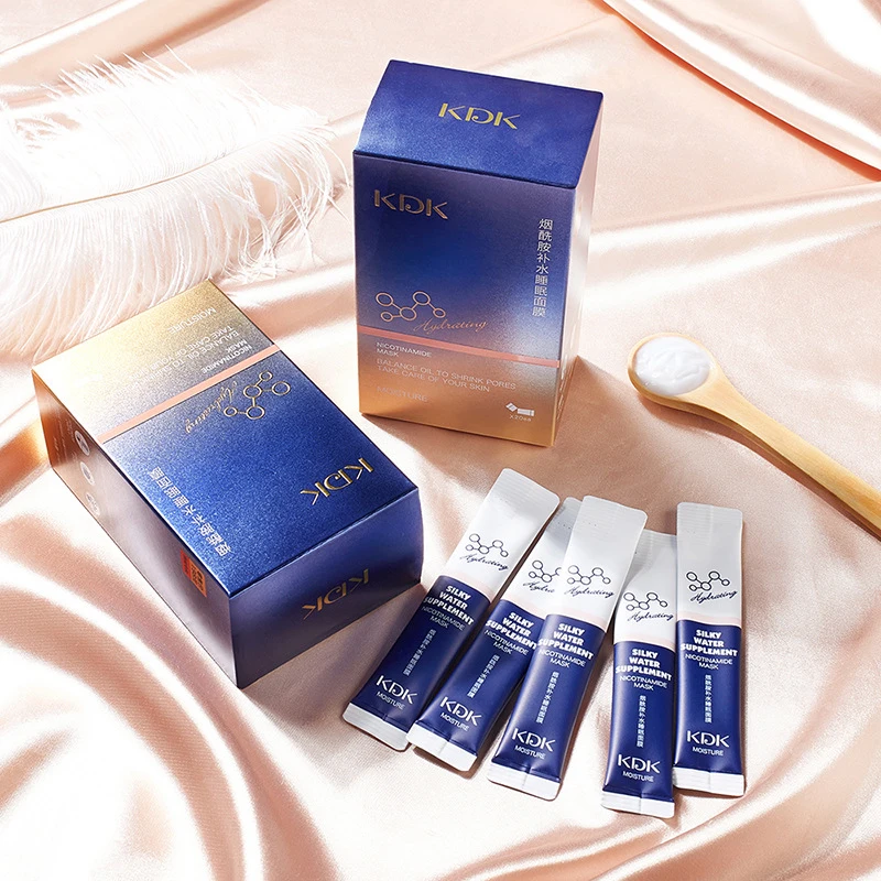 Горячая успокаивающий никотинамид маска для лица ночной уход за увлажнение с