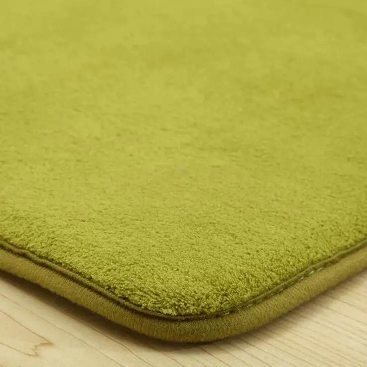 Высококачественный бежевый однотонный ковер из кораллового бархата