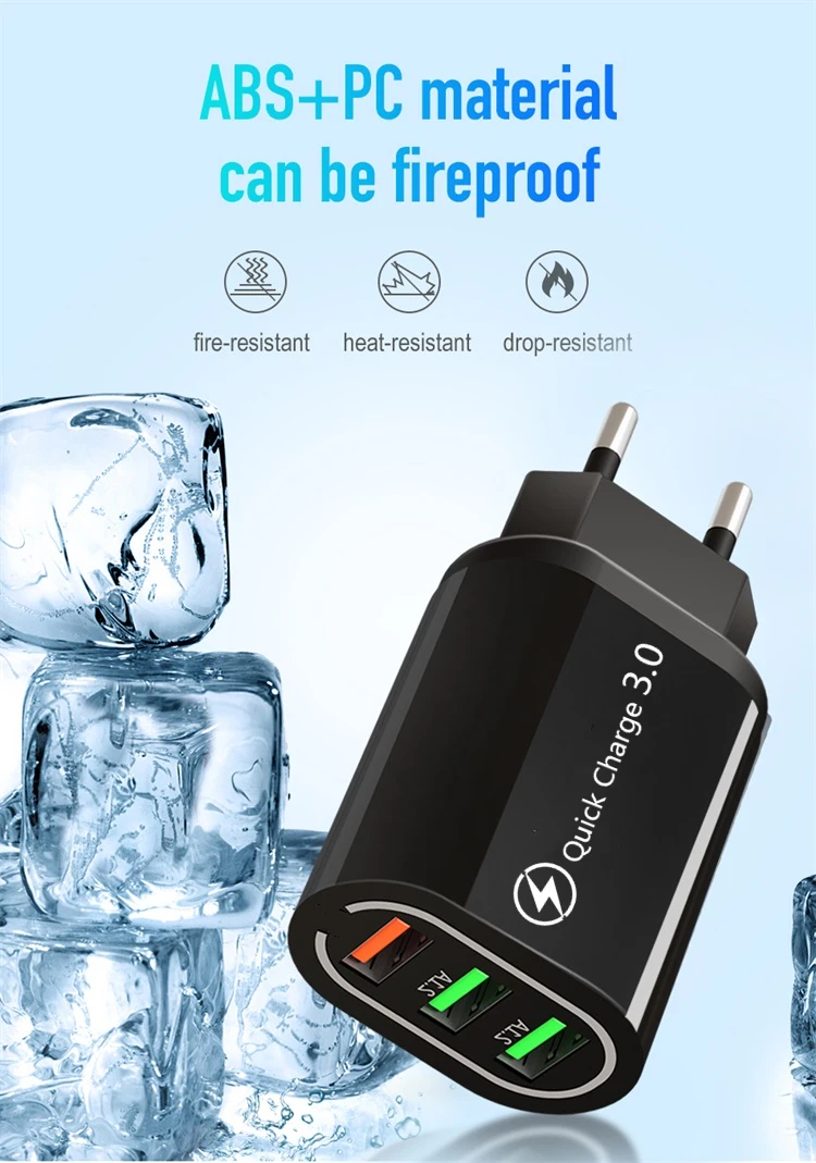 Quick Charge 3 0 USB зарядное устройство для huawei mate 30 Быстрая Зарядка адаптер iPhone11 samsung S9