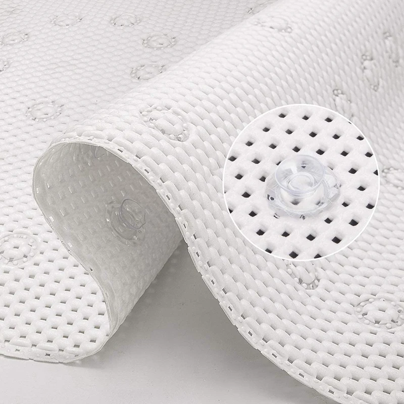 

Bath Mat Non-Slip Bath Mat Bath Shower Mat Non-Slip Bath Mat with Suction Cups Machine Washable Extra Long 91 x 43 cm