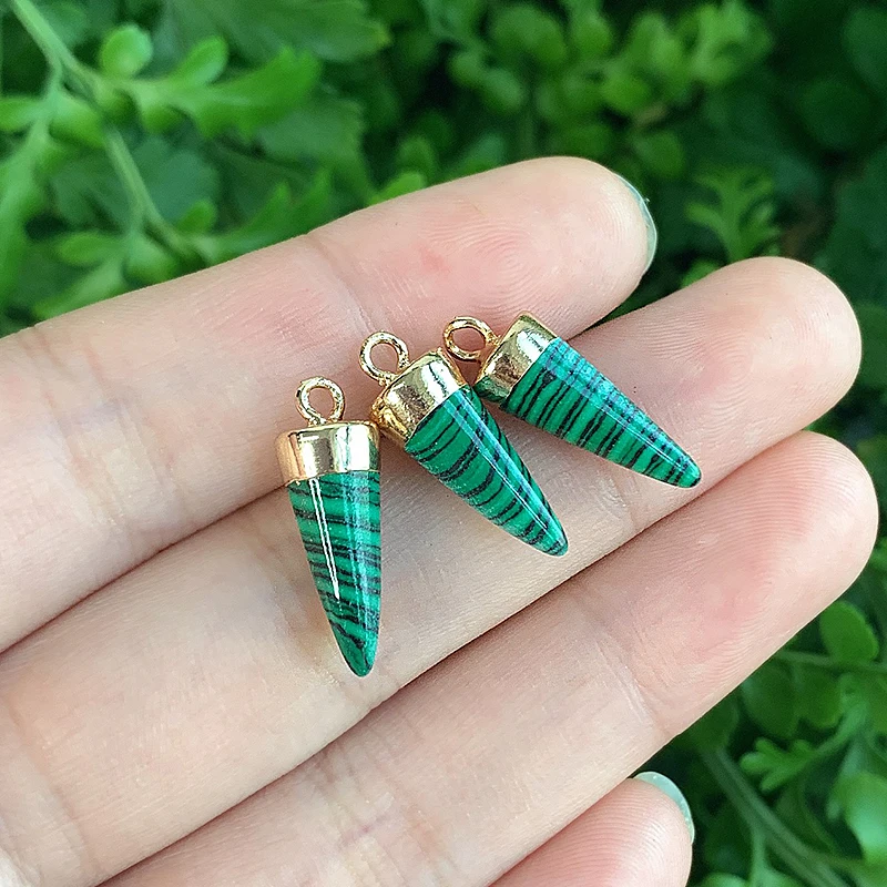 KOMi 1 шт./3 шт. подвески из натурального камня бирюзовые Подвески для изготовления