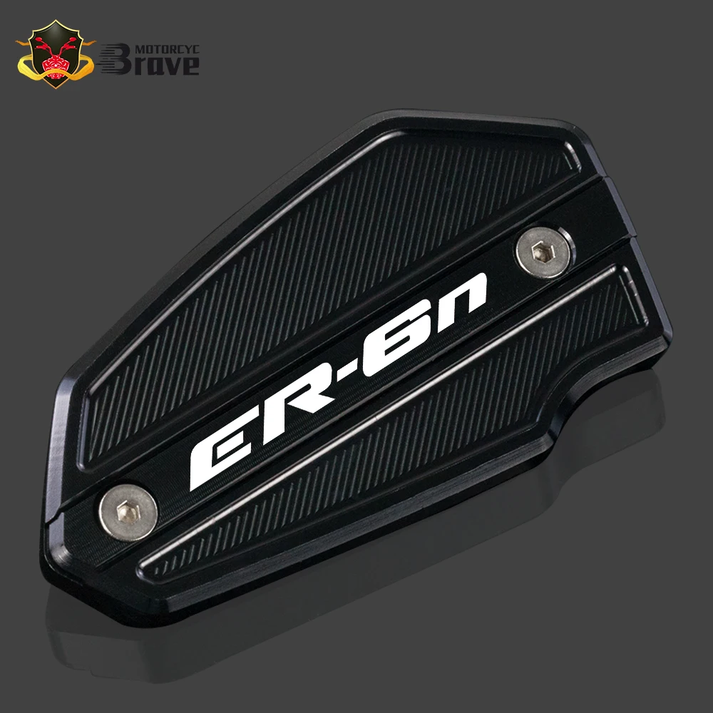 Для KAWASAKI ER6N 2009 2010 2011 2012 2013 2014 2015 2016 Крышка Резервуара жидкости мотоцикла передняя