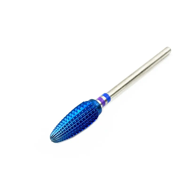 5 шт. синий карбид вольфрама буры Нано покрытие ногтей сверло стоматологический