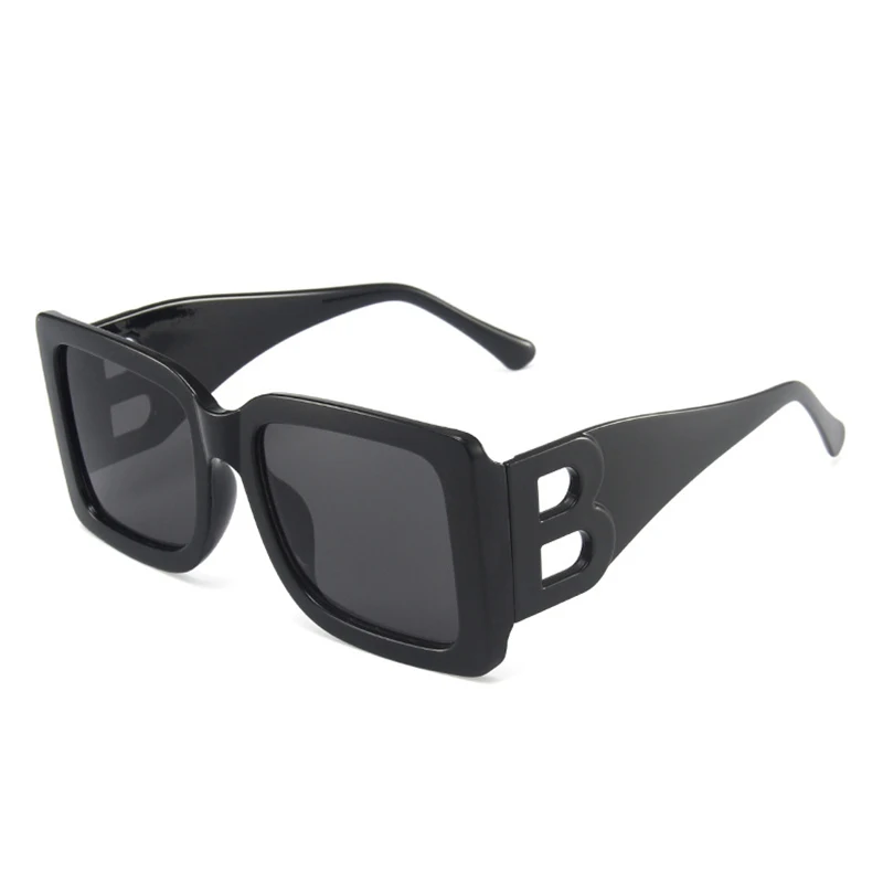 

New Design Personality Letter B Sunglasses for Women Men Brand Fashion Retro Classic Oversized Frame Sun Glasses Shades Eyewear