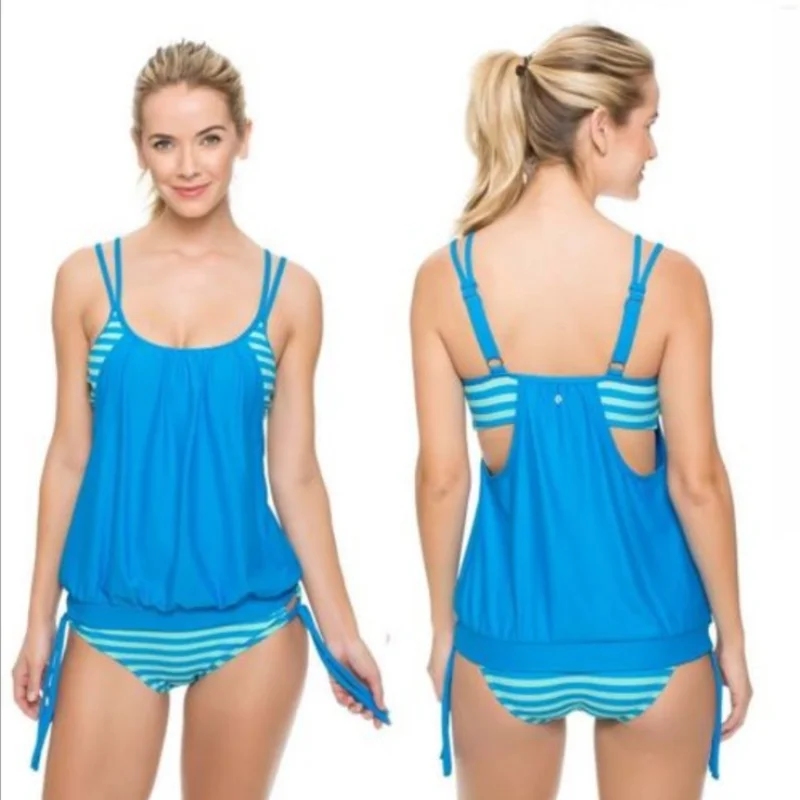 

Купальник 2021, привлекательный купальник, женские комплекты Танкини больших размеров, винтажная пляжная одежда, купальные костюмы, женский ...