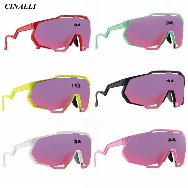 Мужские и женские Поляризованные спортивные солнцезащитные очки Cinalli Torege для