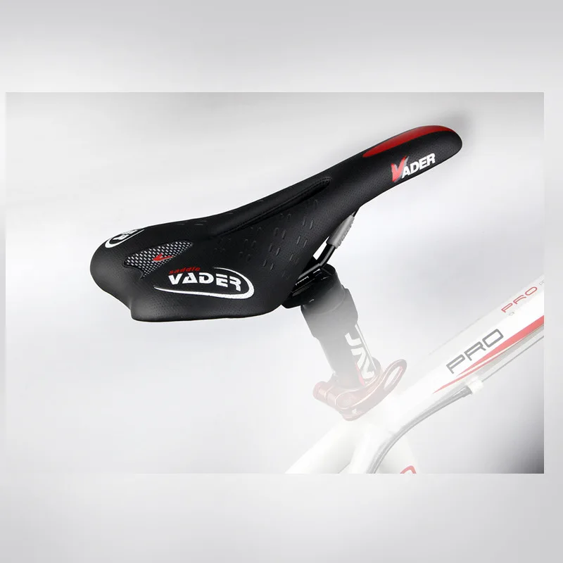 

Vader Breathable Cycling Saddle White Black MTB Mountain Road Bike Seat Women Men Waterproof Pu Leather Comfort Bicycle Saddle