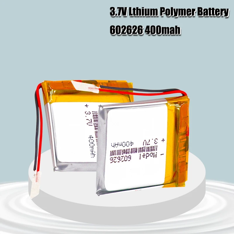 3 7 V 400mAh 602626 полимерный литий ионный аккумулятор для Светодиодный светильник