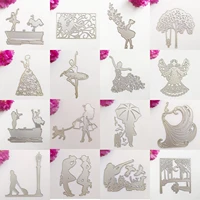 character scene blessing metal cutting dies for scrapbooking and card making paper craft album decorative embossing cut die