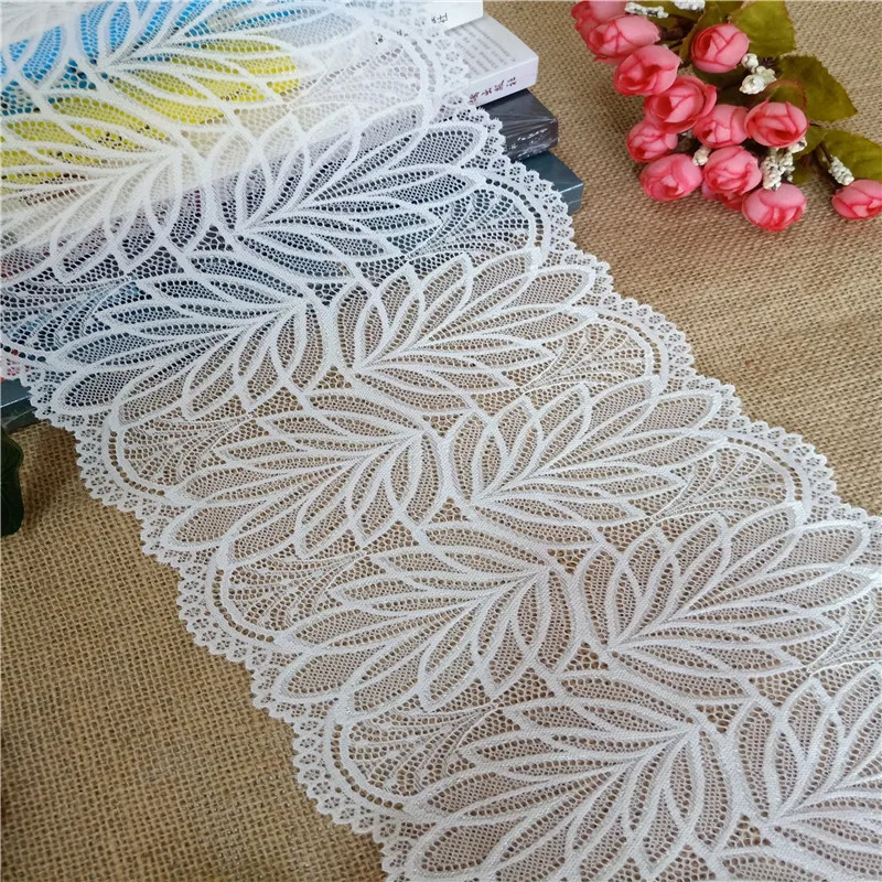 Лента-корсет Женская 20 5 см E2895 цвет белый Шантильи кружевная ткань с широкой