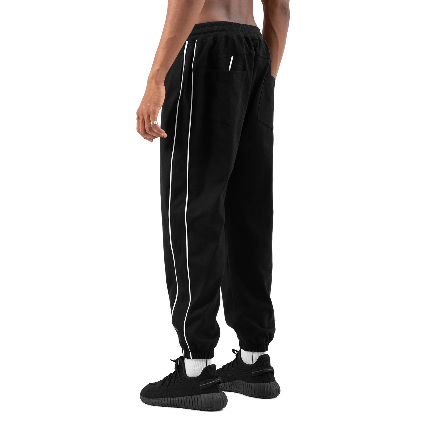 Мужские тренировочные брюки с карманами повседневные спортивные штаны для бега