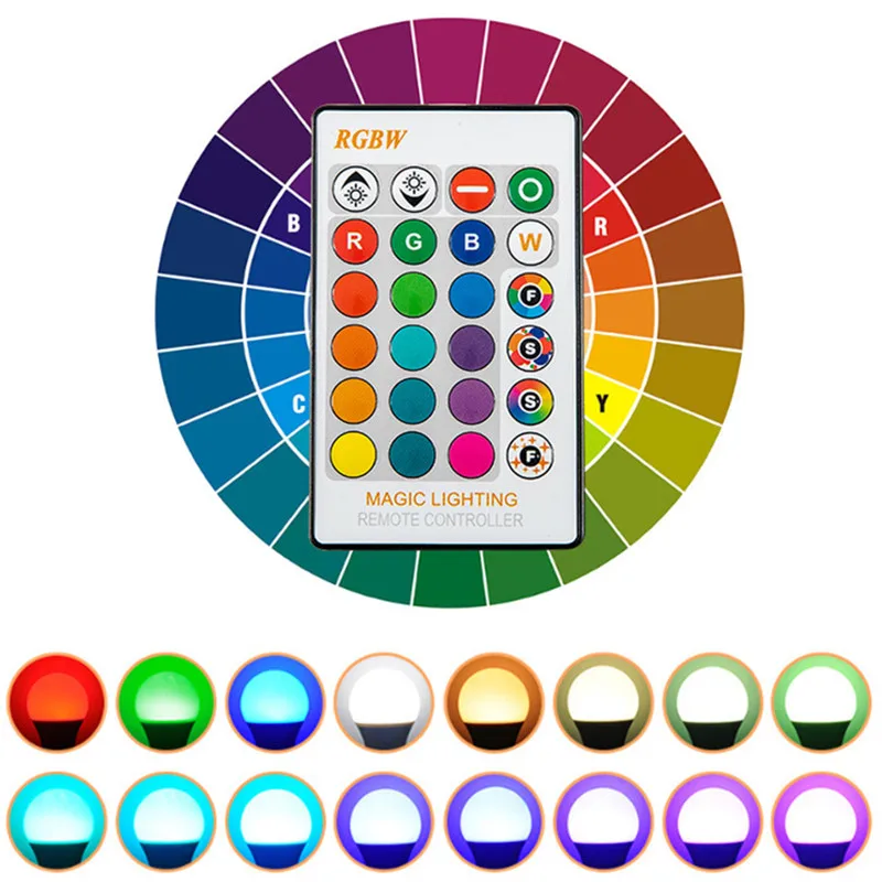Светодиодная лампа DuuToo E27 RGB точечный светильник 220 В точечная красочная умная 5 Вт
