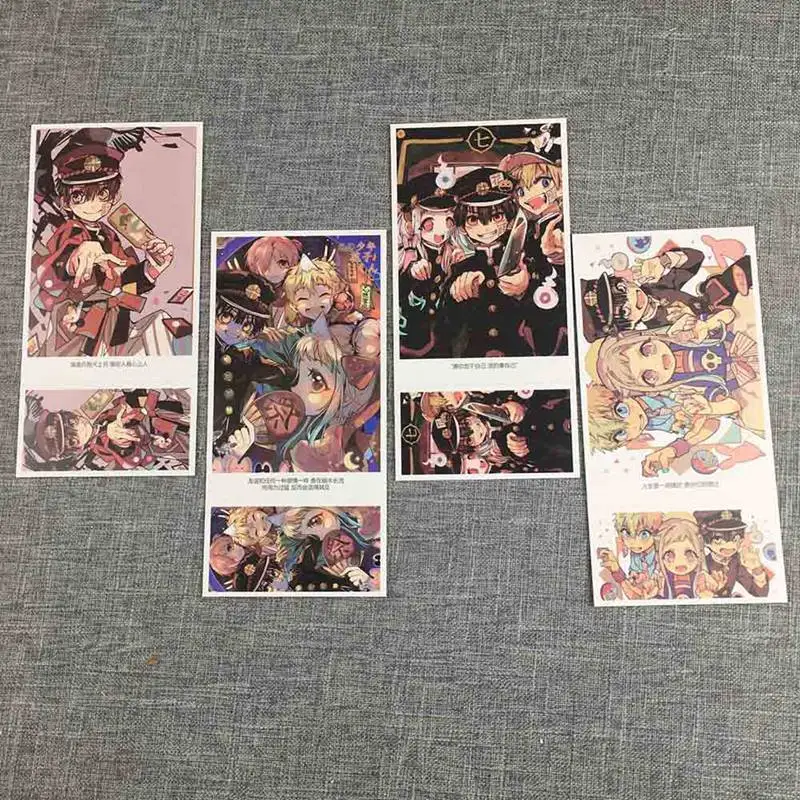 180 Pcs/Set Anime Toilet-Bound Hanako-kun Large Postcard Greeting Cards Sticker Cosplay Props toy Fans Gift | Игрушки и хобби