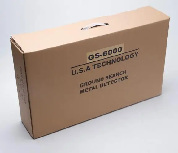 GS-6000 мини подземный металлоискатель Охотник за сокровищами с наушниками Максимальная глубина 8,5 м светодиодный экран