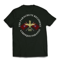 3 para parachute regiment printed men t shirt short casual 100 cotton o neck shirt