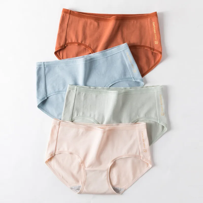 

3 шт./м-XL бесшовное сексуальное женское белье хлопок Антибактериальный Для женщин трусики мягкие удобные трусы с низкой посадкой со средней ...