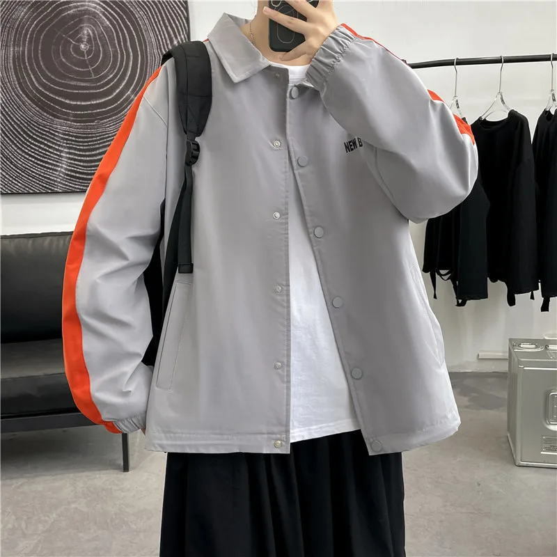 Осень 2021 Новое поступление высококачественные повседневные мужские свободные