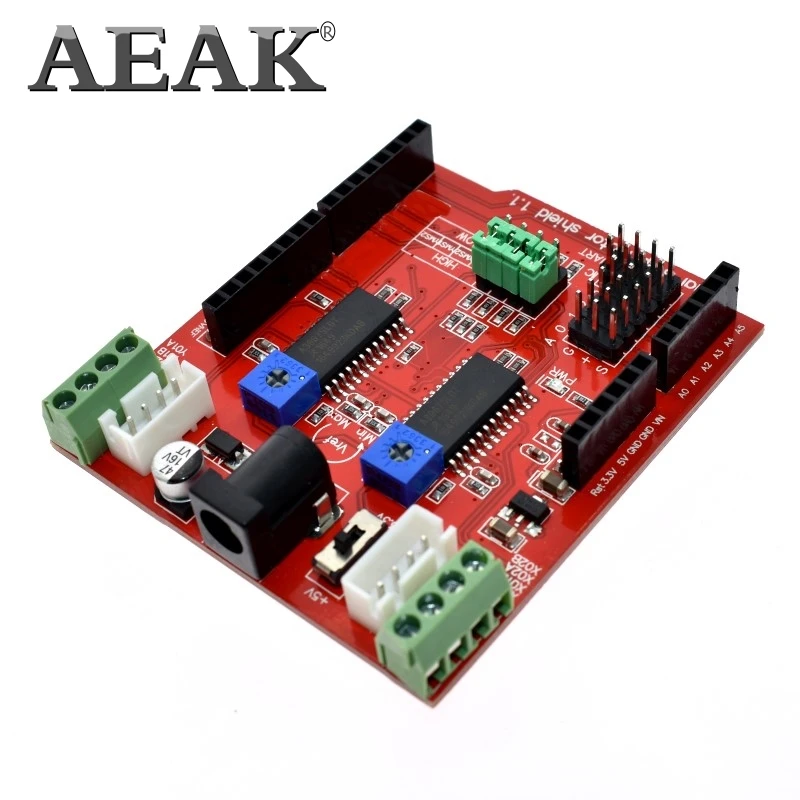 Двухканальный модуль защиты драйвера шагового двигателя AEAK A3967 IO PWM CNC 3 В 5