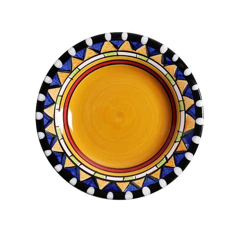 

Creative ceramic tableware dish European cake dish simple multicolor multi-style home fruit plate dessert snack plate LB42504