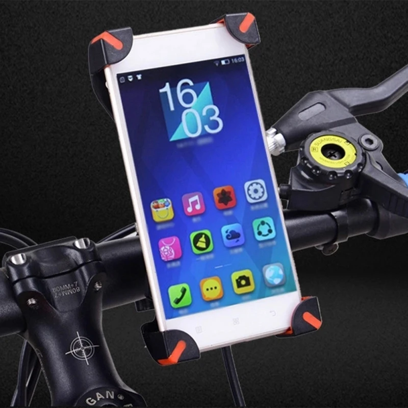 

New Bike Phone Mount Anti Shake and Stable 360° Rotation Bike Accessories Universal Cradle Clamp for iOS Android Smart Phone