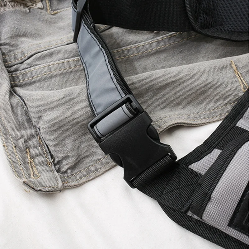 

Fashion Bag Waist Bag Hip Hop Street Function Backpack Vest Hip Hop Function Chest Bag