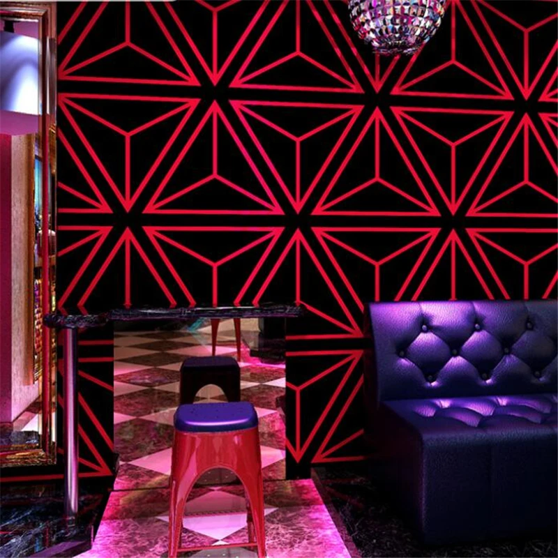 Обои beibehang ktv для караоке креативные мигающие настенные 3D-обои со