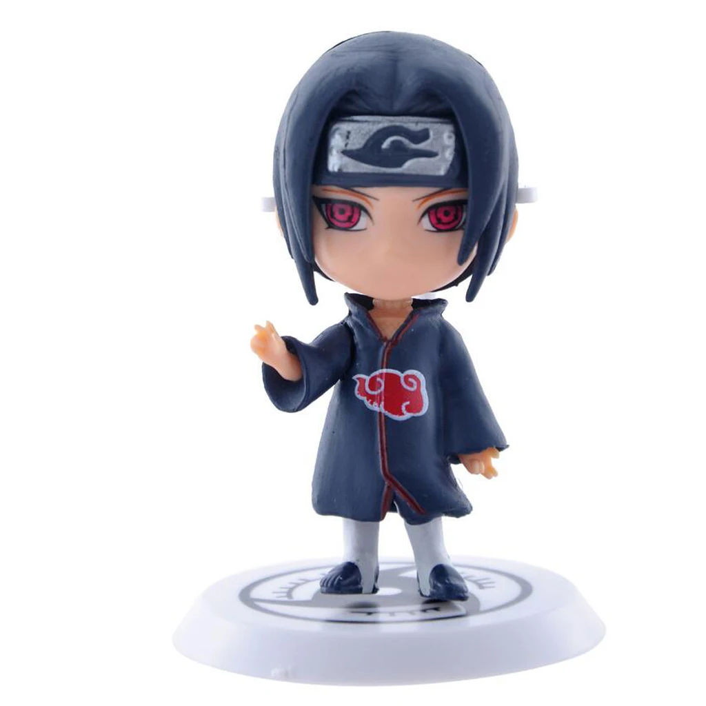 Набор игрушек sasuke itachi аниме экшн-фигурка модель с подставкой Q версия